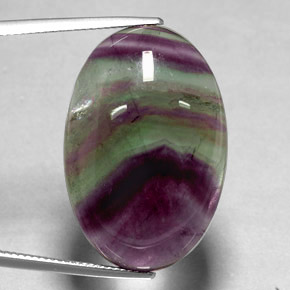 Fluorite naturale multicolore da 35,81 ct, trasparente, trasparente/traslucido