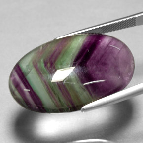 Fluorite naturale multicolore da 35,81 ct, trasparente, trasparente/traslucido