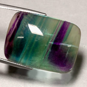 Fluorite naturale multicolore da 48,88 ct, trasparente, trasparente/traslucido