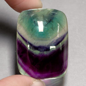 Fluorite naturale multicolore da 48,04 ct, trasparente, trasparente/traslucido