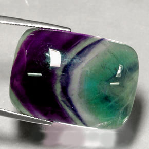 Fluorite naturale multicolore da 48,04 ct, trasparente, trasparente/traslucido