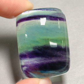 Fluorite naturale multicolore da 55,61 ct, trasparente, trasparente/traslucido
