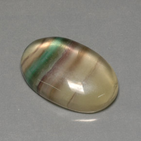 Fluorite naturale multicolore da 35,91 ct, trasparente, trasparente/traslucido