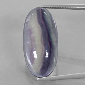 Fluorite naturale multicolore da 19,82 ct, trasparente, trasparente/traslucido