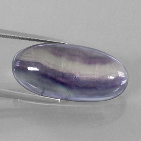 Fluorite naturale multicolore da 19,82 ct, trasparente, trasparente/traslucido