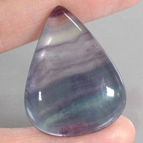 Fluorite naturale multicolore da 58,44 ct, trasparente, trasparente/traslucido