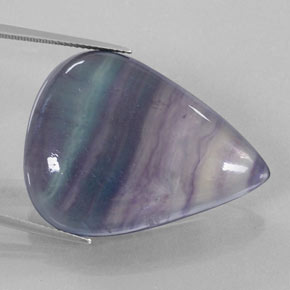 Fluorite naturale multicolore da 58,44 ct, trasparente, trasparente/traslucido