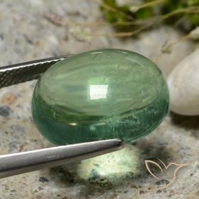 Fluorite Verde freddo naturale da 15.94 ct, Ovale, Trasparente