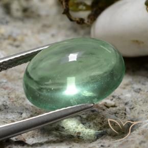 Fluorite Verde chiaro e freddo naturale da 8.74 ct, Ovale, Trasparente