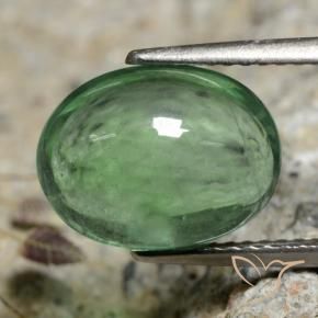 Fluorite Verde chiaro naturale da 5.16 ct, Ovale, Trasparente