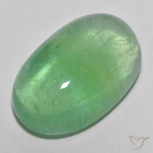 Fluorite Verde caldo naturale da 26.04 ct, Ovale, Trasparente