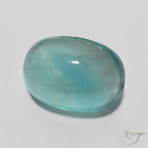 Fluorite Verde bluastro naturale da 7.80 ct, Ovale, Trasparente