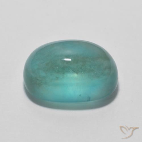 Fluorite Verde bluastro naturale da 7.80 ct, Ovale, Trasparente