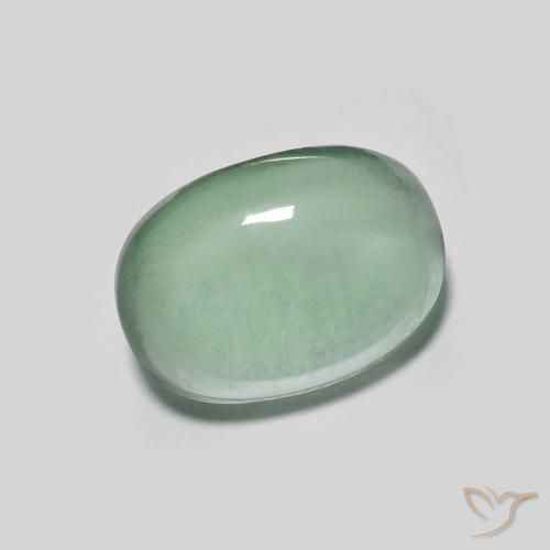 Fluorite Verde bluastro naturale da 3.63 ct, Ovale, Trasparente