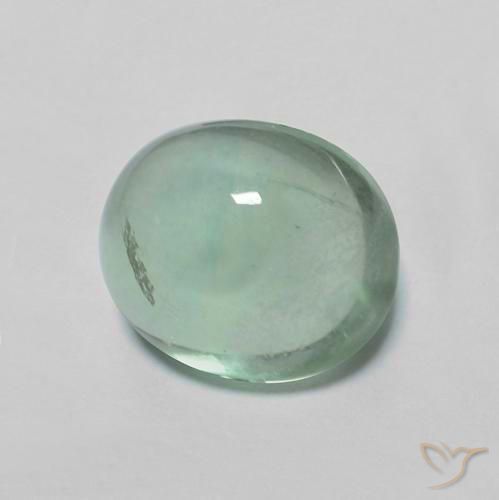 Fluorite Verde caldo naturale da 2.96 ct, Ovale, Trasparente