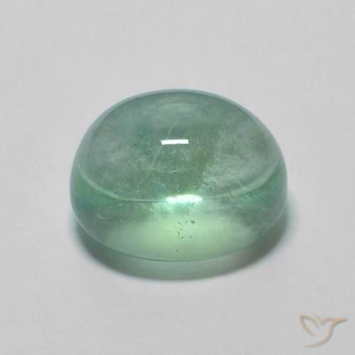 Fluorite Verde caldo naturale da 2.96 ct, Ovale, Trasparente