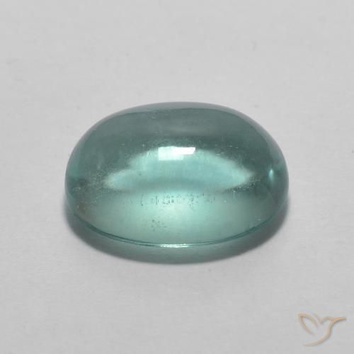 Fluorite Azzurro Verde molto chiaro naturale da 2.24 ct, Ovale, Trasparente