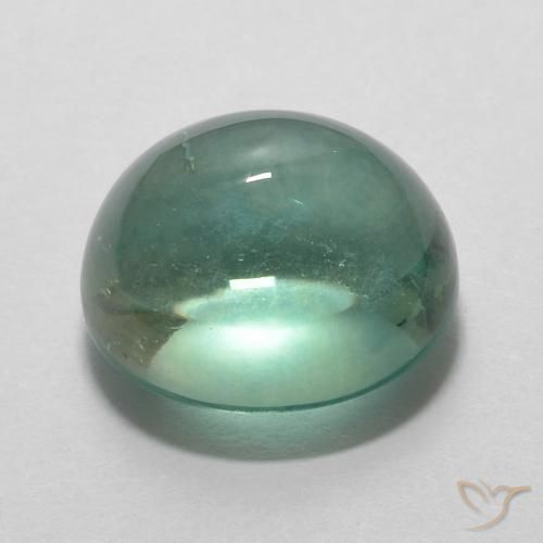 Fluorite Blu verde naturale da 5.28 ct, Ovale, Trasparente