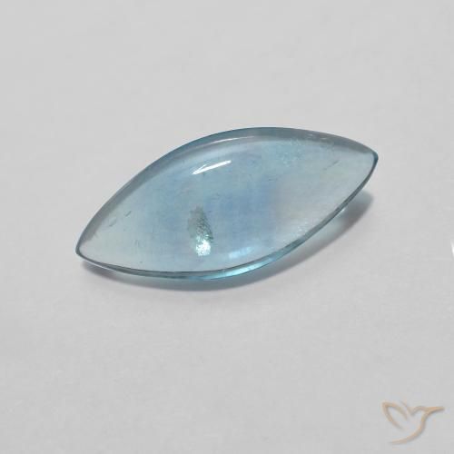 Fluorite Alzavola Chiaro naturale da 2.12 ct, Taglio marquise, Trasparente