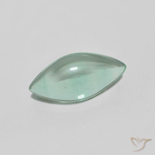 Fluorite Giallo molto chiaro Verde naturale da 2.74 ct, Taglio marquise, Trasparente