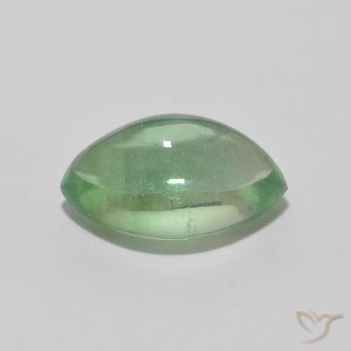 Fluorite Verde terroso naturale da 4.01 ct, Taglio marquise, Trasparente