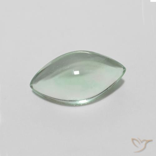 Fluorite Menta chiara naturale da 2.78 ct, Taglio marquise, Trasparente