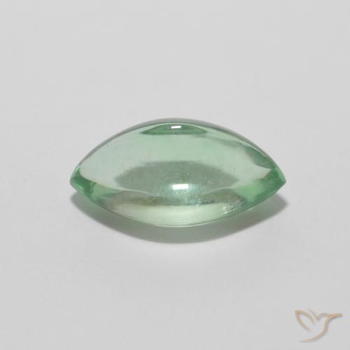 Fluorite Menta chiara naturale da 2.78 ct, Taglio marquise, Trasparente