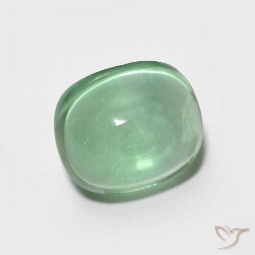 Fluorite Verde chiaro naturale da 3.90 ct, Ovale, Trasparente