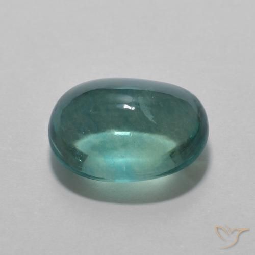 Fluorite Verde blu naturale da 5.08 ct, Ovale, Trasparente