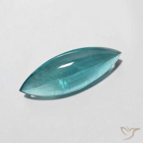 Fluorite naturale turchese da 5,24 ct, marchesa, trasparente