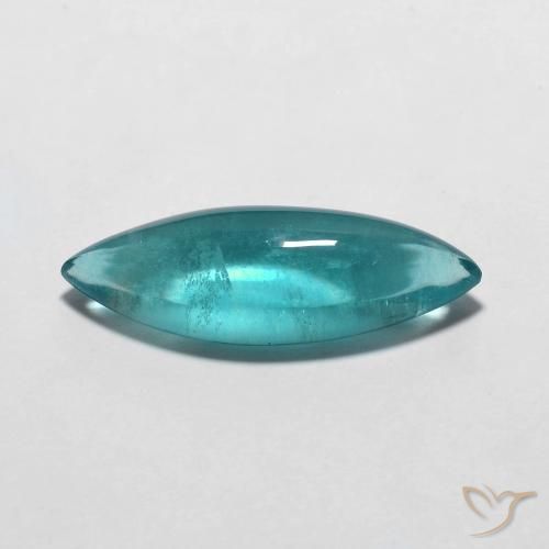 Fluorite naturale turchese da 5,24 ct, marchesa, trasparente