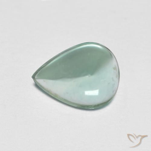 1.93ct Naturale Blu verde Fluorite, Forma a pera, Trasparente