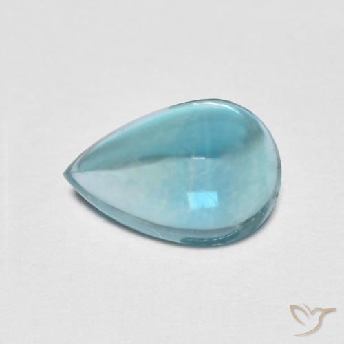 2.31ct Naturale Blu verde Fluorite, Forma a pera, Trasparente