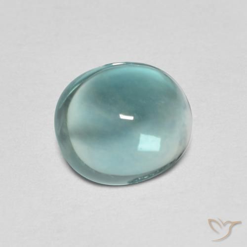 Fluorite Tono verde acqua naturale da 2.30 ct, Ovale, Trasparente