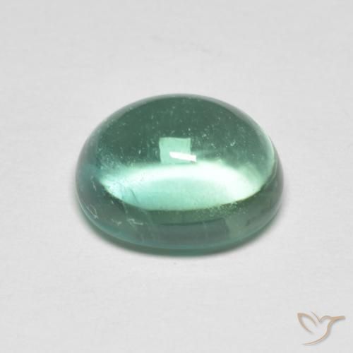 Fluorite Verde freddo naturale da 4.54 ct, Ovale, Trasparente