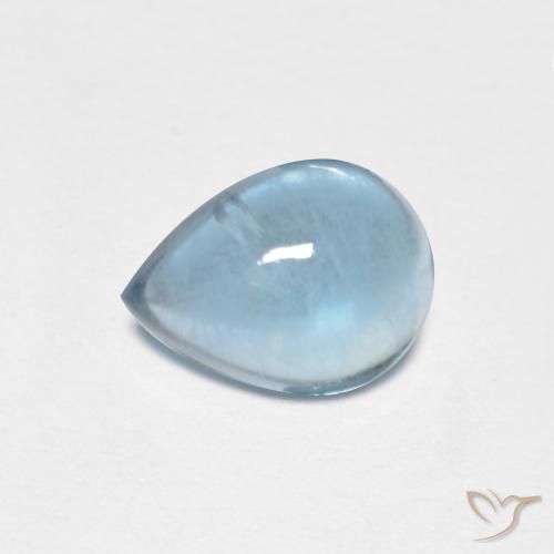 1.88ct Naturale Alzavola Chiaro Fluorite, Forma a pera, Trasparente