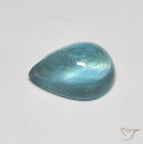 Fluorite Alzavola Chiaro naturale da 2.87 ct, Forma a pera, Trasparente