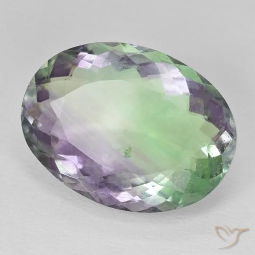 Fluorite Multicolore naturale da 30.11 ct, Ovale, SI