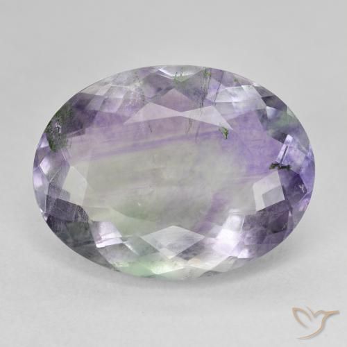 14.99ct Naturale Multicolore Fluorite, Ovale, SI
