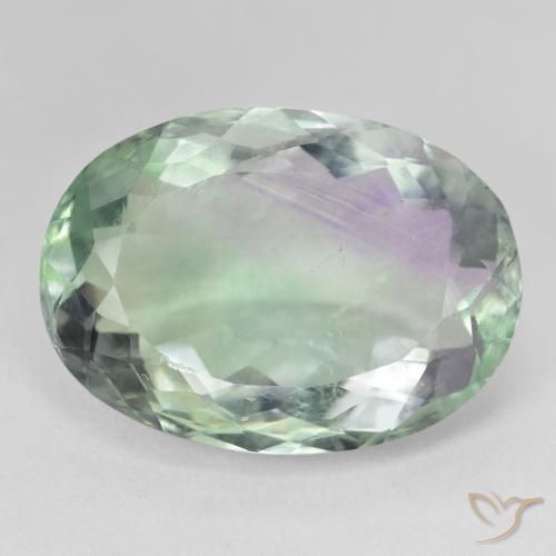 28.28ct Naturale Multicolore Fluorite, Ovale, SI