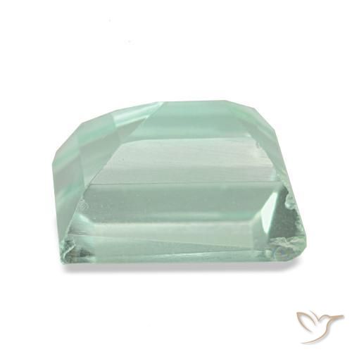 Fluorite naturale verde da 2,30 ct, baguette, VS