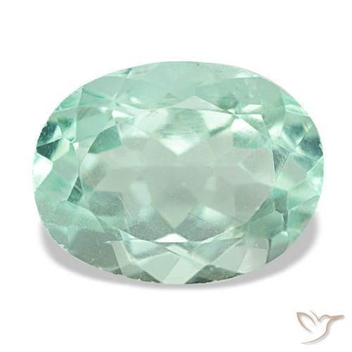 5.65ct verde fluorite, ovale, VS