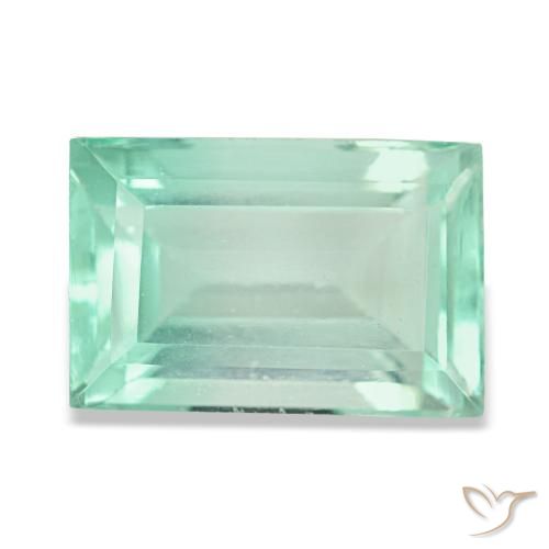 4.58ct verde fluorite, baguette, VS