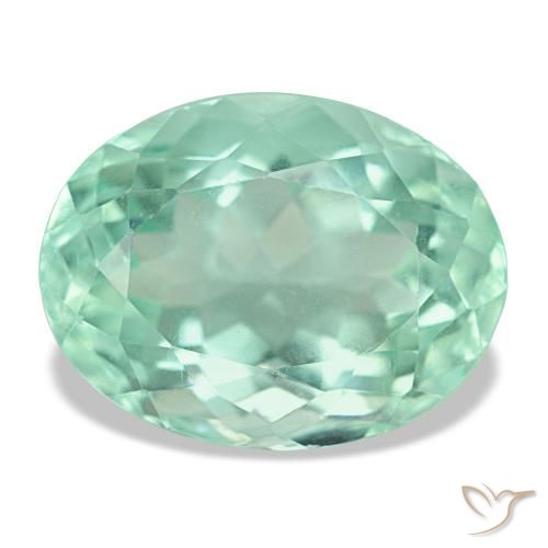 11.70ct verde fluorite, ovale, VS
