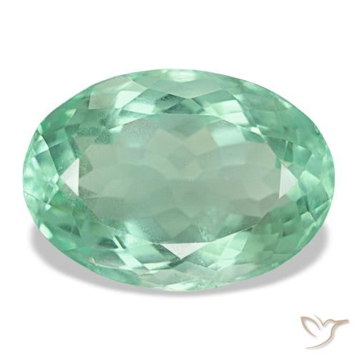 14.51ct verde fluorite, ovale, VS