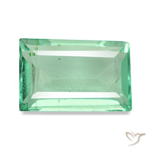 2.95ct verde fluorite, baguette, VS