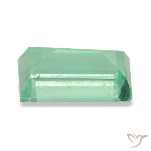 Fluorite naturale verde da 2,95 ct, baguette, VS