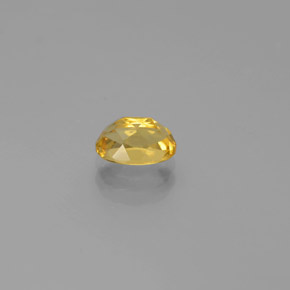 Berillo dorato naturale giallo da 0,87 ct, taglio ovale, VS