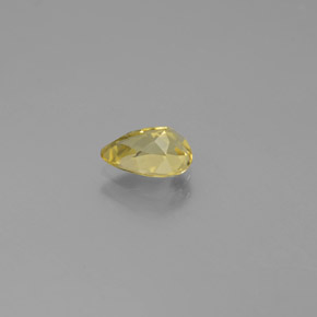 Berillo dorato naturale giallo da 0,70 ct, taglio a pera, VVS