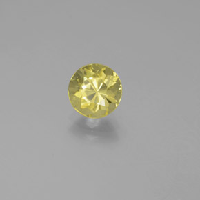 Berillo dorato naturale giallo da 0,91 ct, taglio rotondo, VS